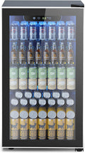 Mini Fridge 130 Can Beverage Refrigerator Cooler, 3.2 Cu.Ft Drink Fridge for Soda Wine Beer