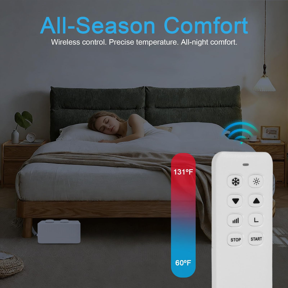 Professional Version Water-Cooled Bed Cooling System, Designed for Those who are Prone to hot Sleep, Helps You Deeply