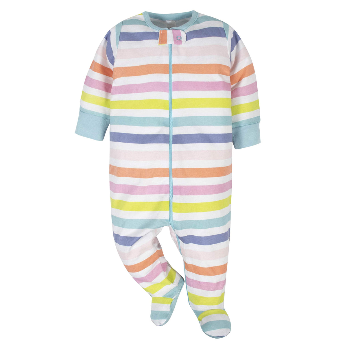 Baby Girls' Pack Sleep 'N Play Footies Multi Pack, Pink Unicorns