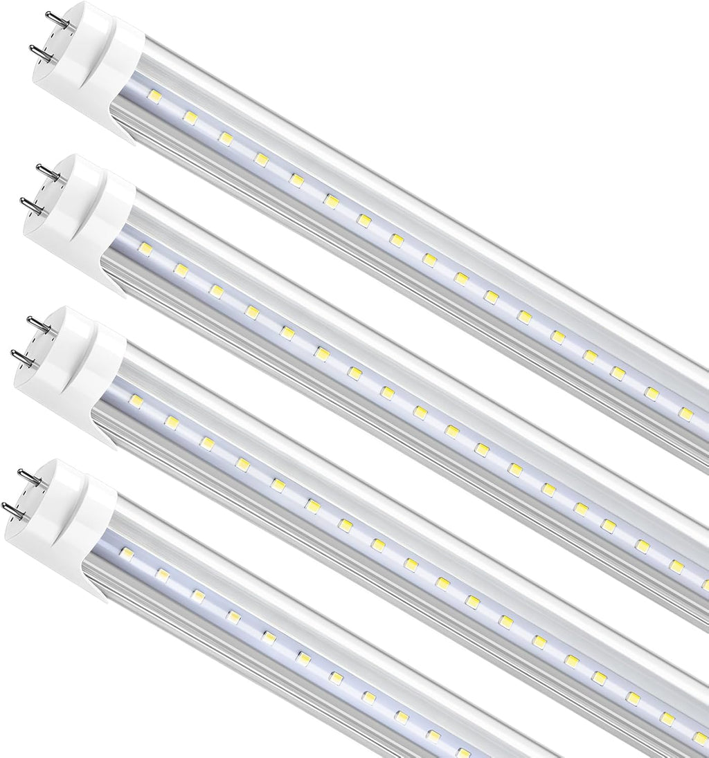 4FT T8 LED Tube Light, Hybrid Type A+B, Plug & Play or Ballast Bypass, Single-End or Dual-End Powered, 20W 2000