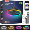 Outdoor Smart Ceiling Fan with Light