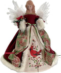 16" Cardinal Angel Tree Topper