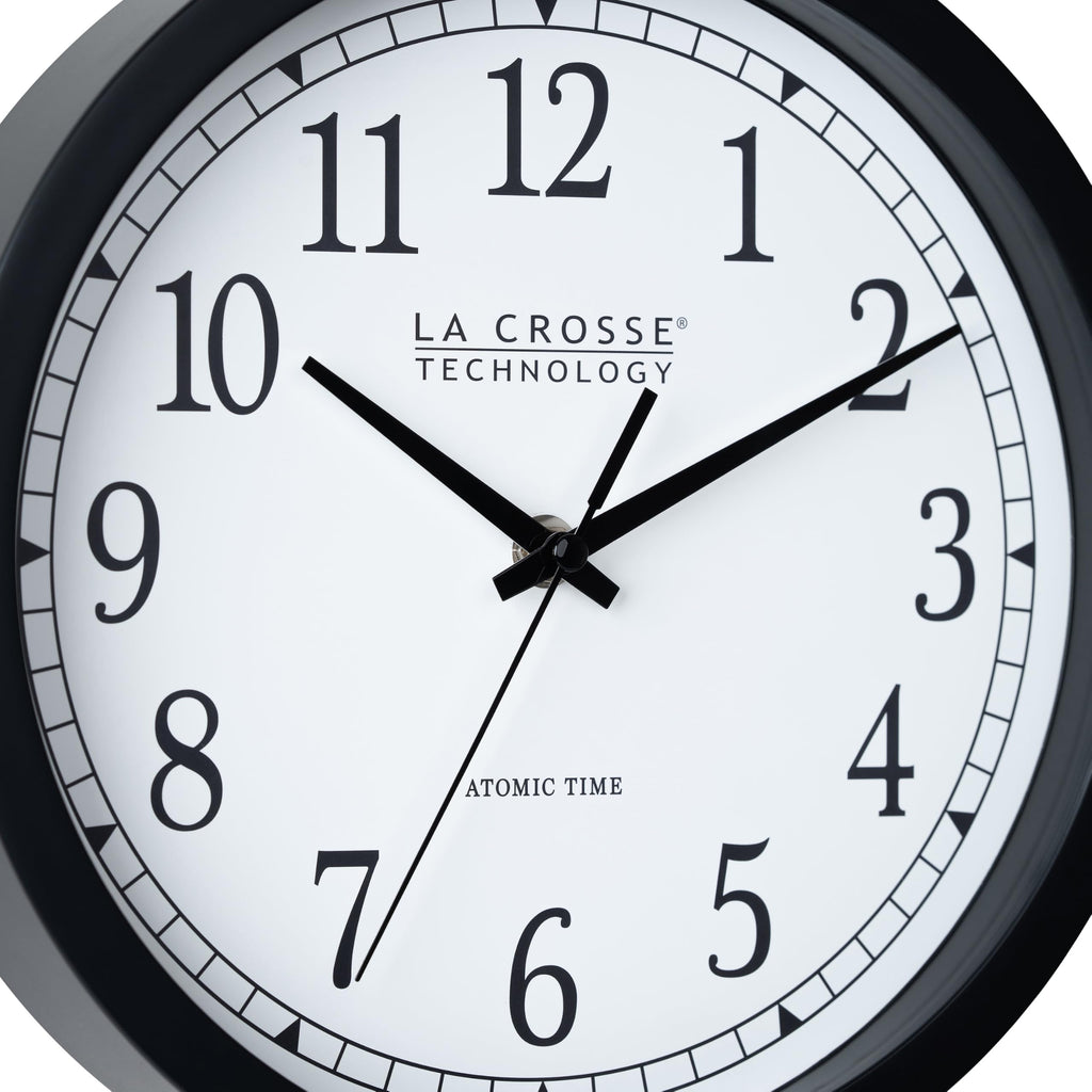 Inspired Nelson Style 404-3826 10 inch Classic Black Atomic Analog Wall Clock
