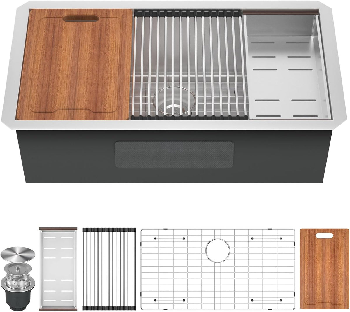 32 Kitchen Sink Undermount - 32 x 19 x 10 Inch Undermount Sink