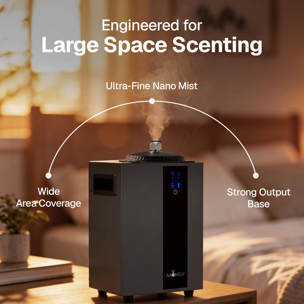 ARO PRO HVAC Scent Diffuser - Nebulizing Waterless Diffuser - Black