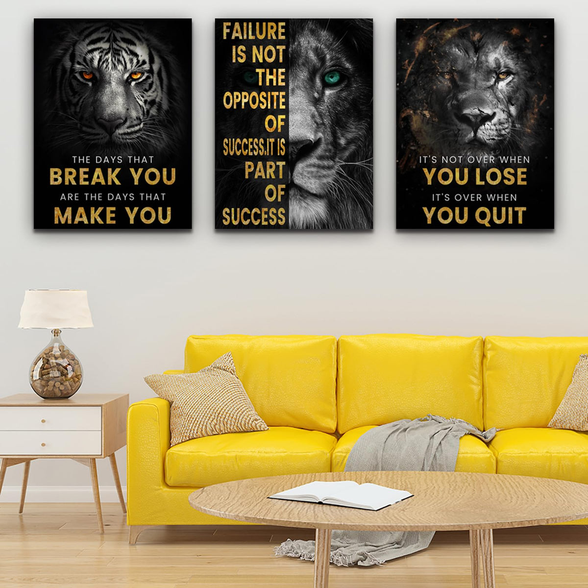 Motivational Office Wall Decor 3 Pieces Paintings Motivational PostersMotivational Wall Decor Prints Inspirational