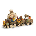 Fall Harvest Scarecrow Train Decoration, Thanksgiving Centerpiece