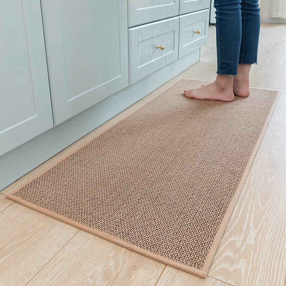 Kitchen Rugs and Mats, Washable Non-Skid Kitchen Mats for Floor, Large Runner Rugs Floor, Front of Sink, Hallway