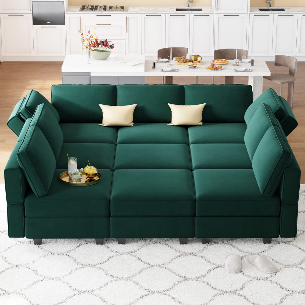 Modular Sectional Sofa with Ottomans Velvet Reversible Sleeper Sectional Sofa with Chaise Modular Sleeper Sofa Bed