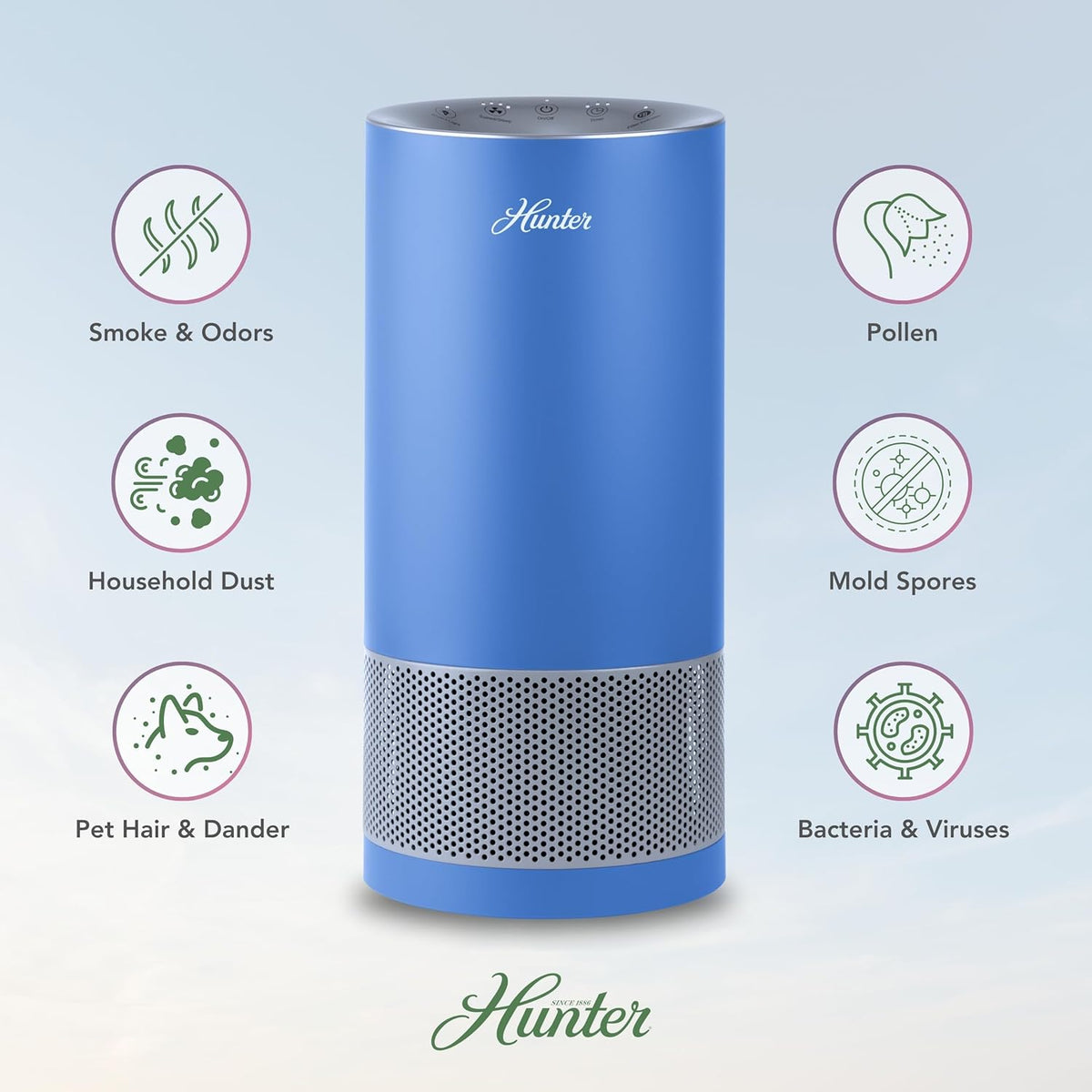 Air Purifiers for Home, Air Purifier Tower for Pets, Odors, Allergens, Smoke, Dust, VOC's. Air Purifiers for