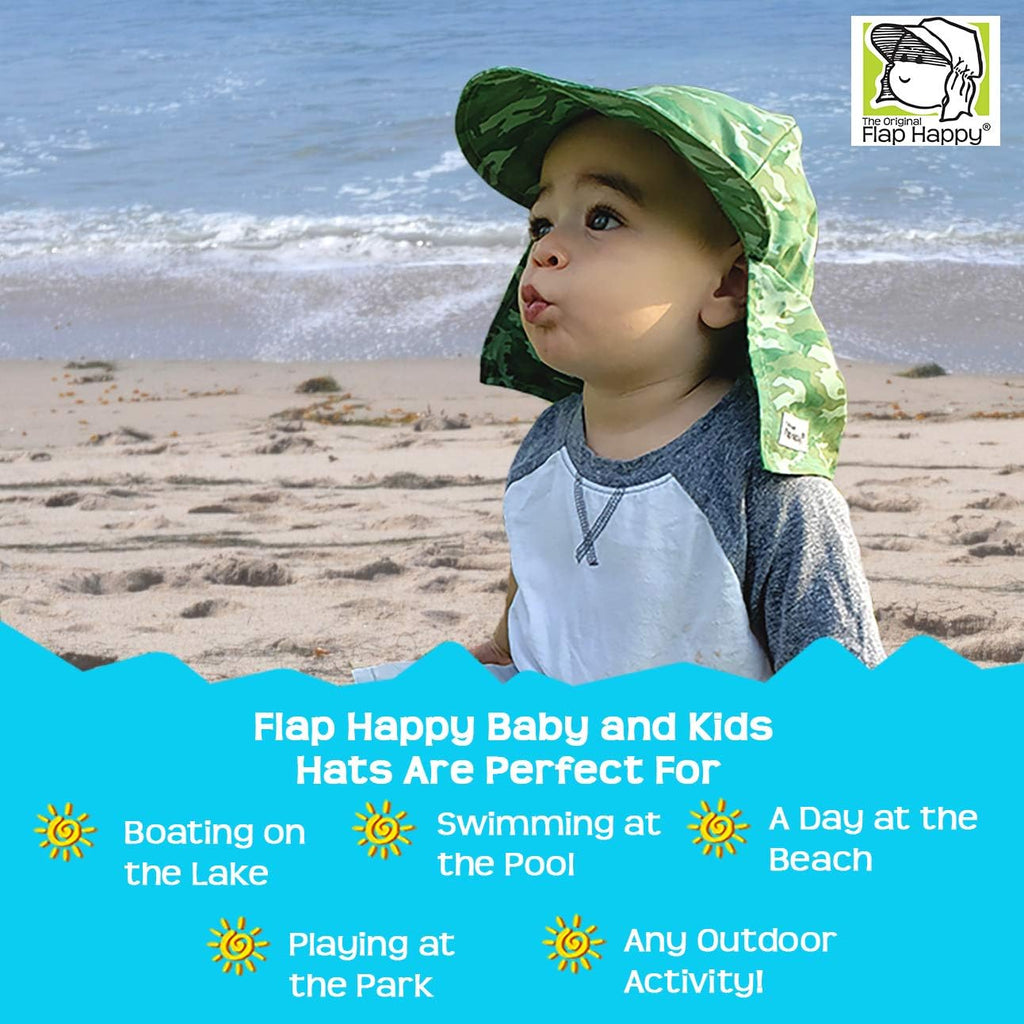 Unisex Baby Upf 50 Plus Original Flap Hat
