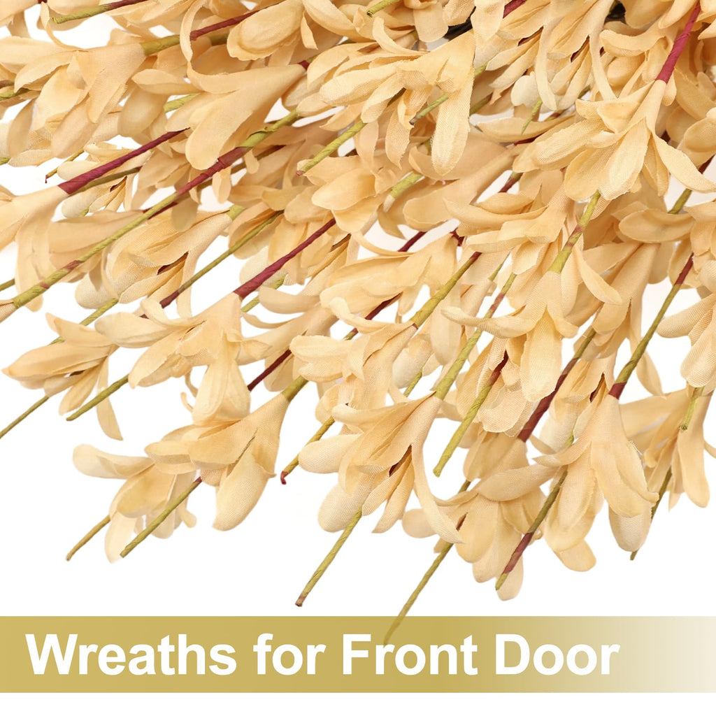 26 Inch Realistic Full Fall Wreaths for Front Door Outside Autumn Wreath