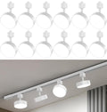 Diffuse LED Track Lighting Heads H Type, 12 Pack White