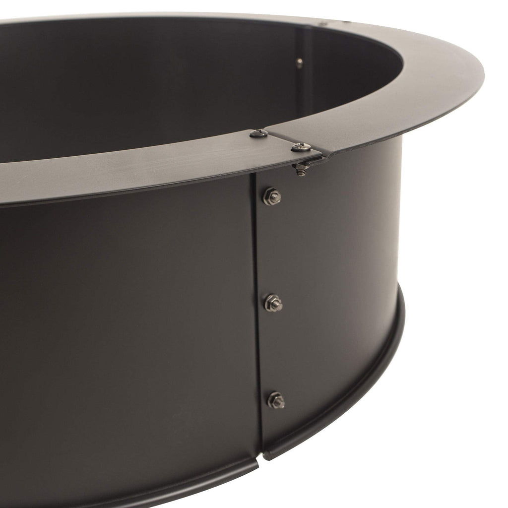 28" Round Solid Steel Fire Ring