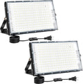 LED Flood Lights Outdoor, 2 Pack 150W 15000LM Bright Exterior Floodlight, IP65 Waterproof LED Work Lights, 6500K