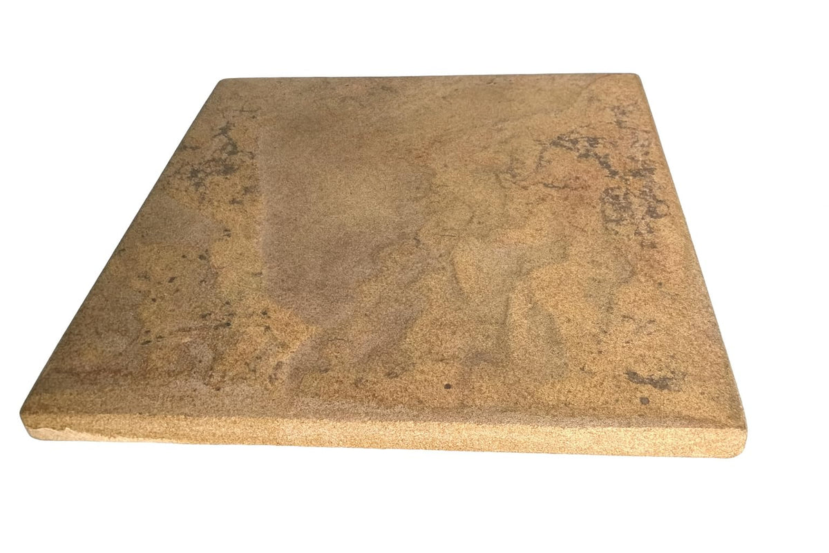 Desert Sand 6x6 Matte Porcelain Tile - Durable Indoor & Outdoor Ceramic Floor and Wall Tile, Stone-Look Finish