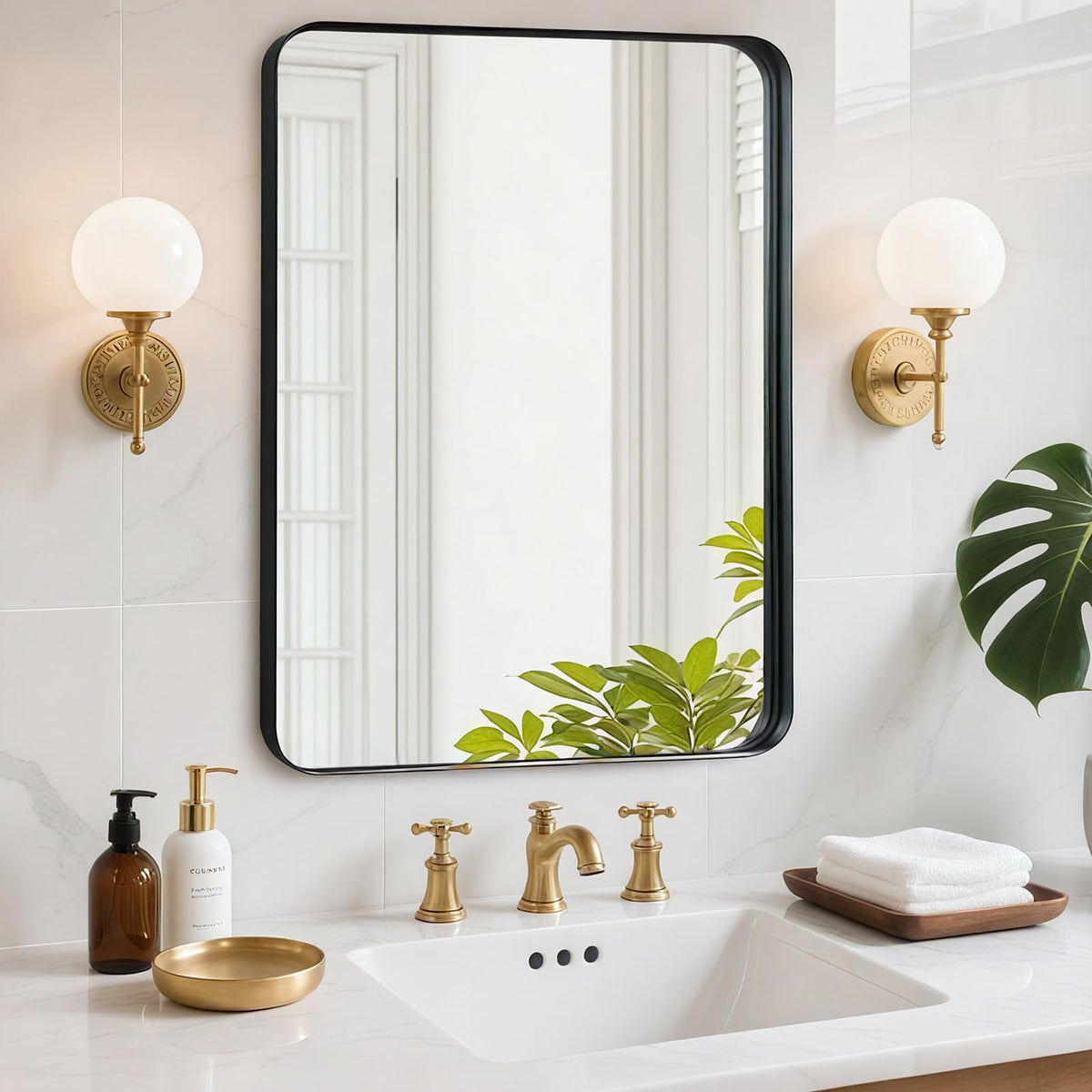 Bathroom Vanity Mirror Over Sink 30x36, Large Wall Mounted Mirror