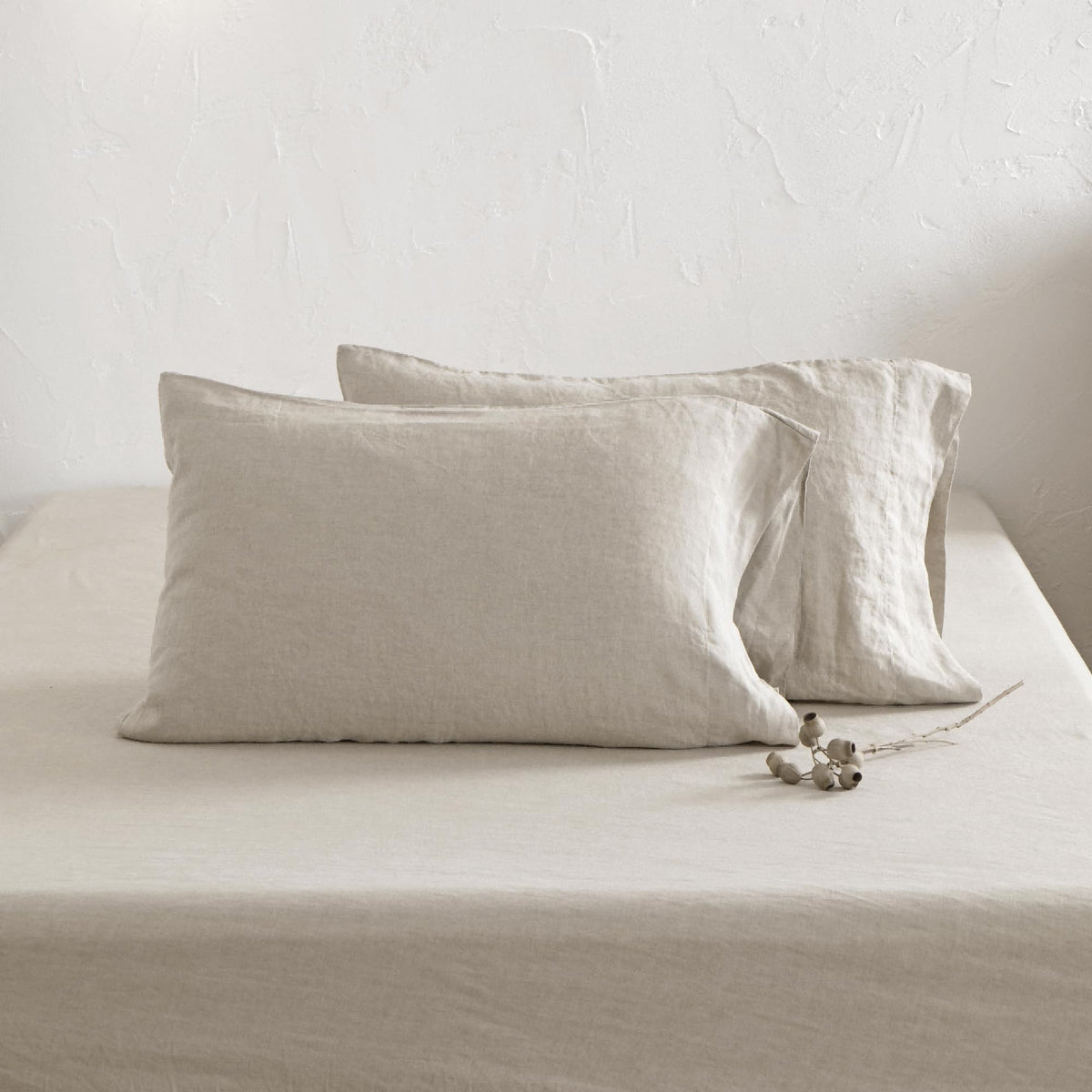 100% Flax Linen Sheets Set Natural Linen Bedding