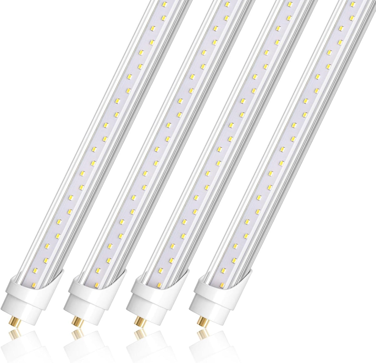 8ft LED Bulb, 44W 5500LM 6500K, T8 T10 T12 LED Bulb, FA8 Single Pin