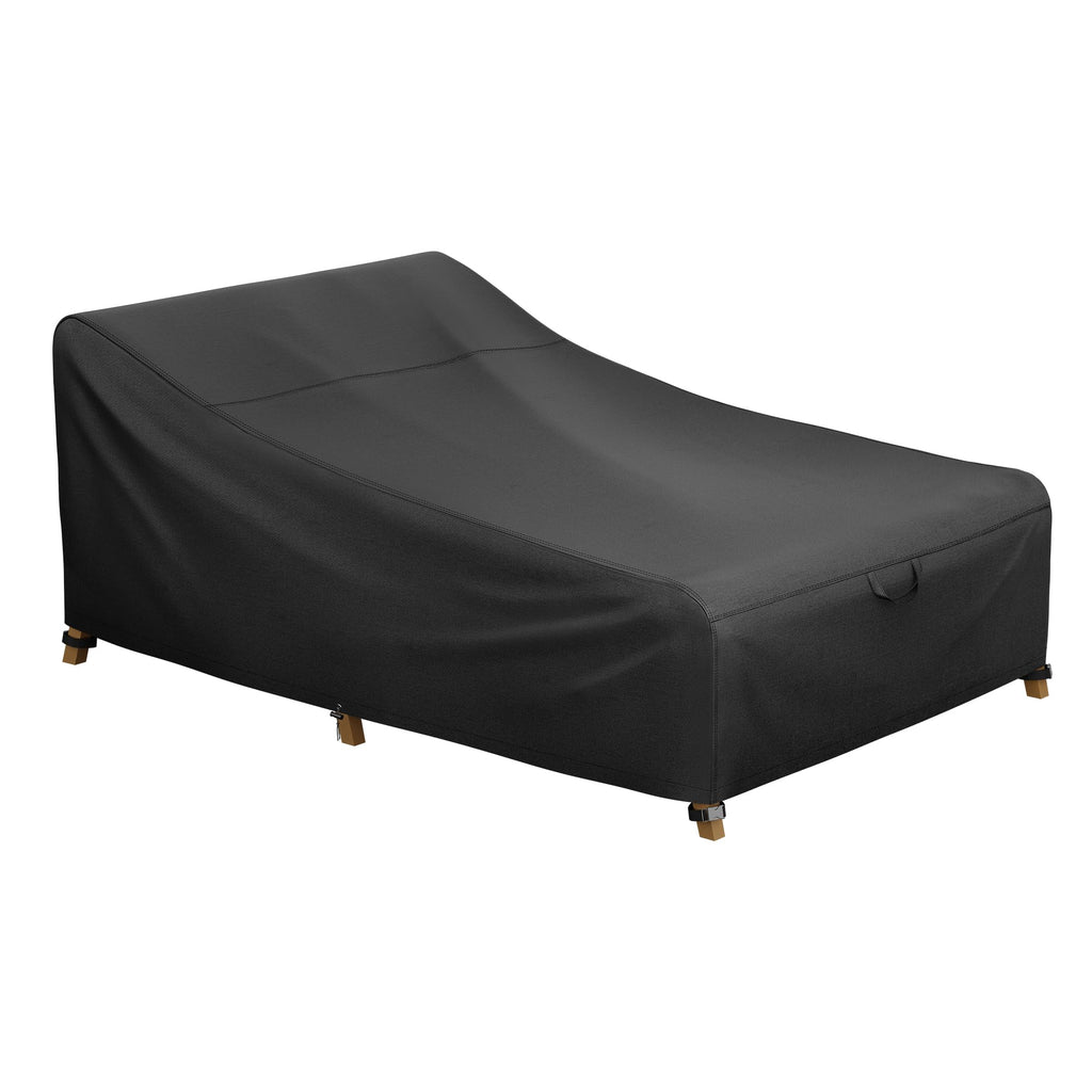 Outdoor Double Chaise Lounge Chair Cover 80 x 55 x 32 inch, 1 Pack
