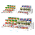 Expandable Can Organizer for Pantry, 3-Tier Adjustable Can Storage Holder