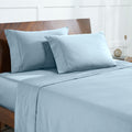 400 Thread Count 100% Egyptian Cotton 4-Piece Sheet Set, Ultra Soft, Breathable, Durable, Luxurious Bedding, Light