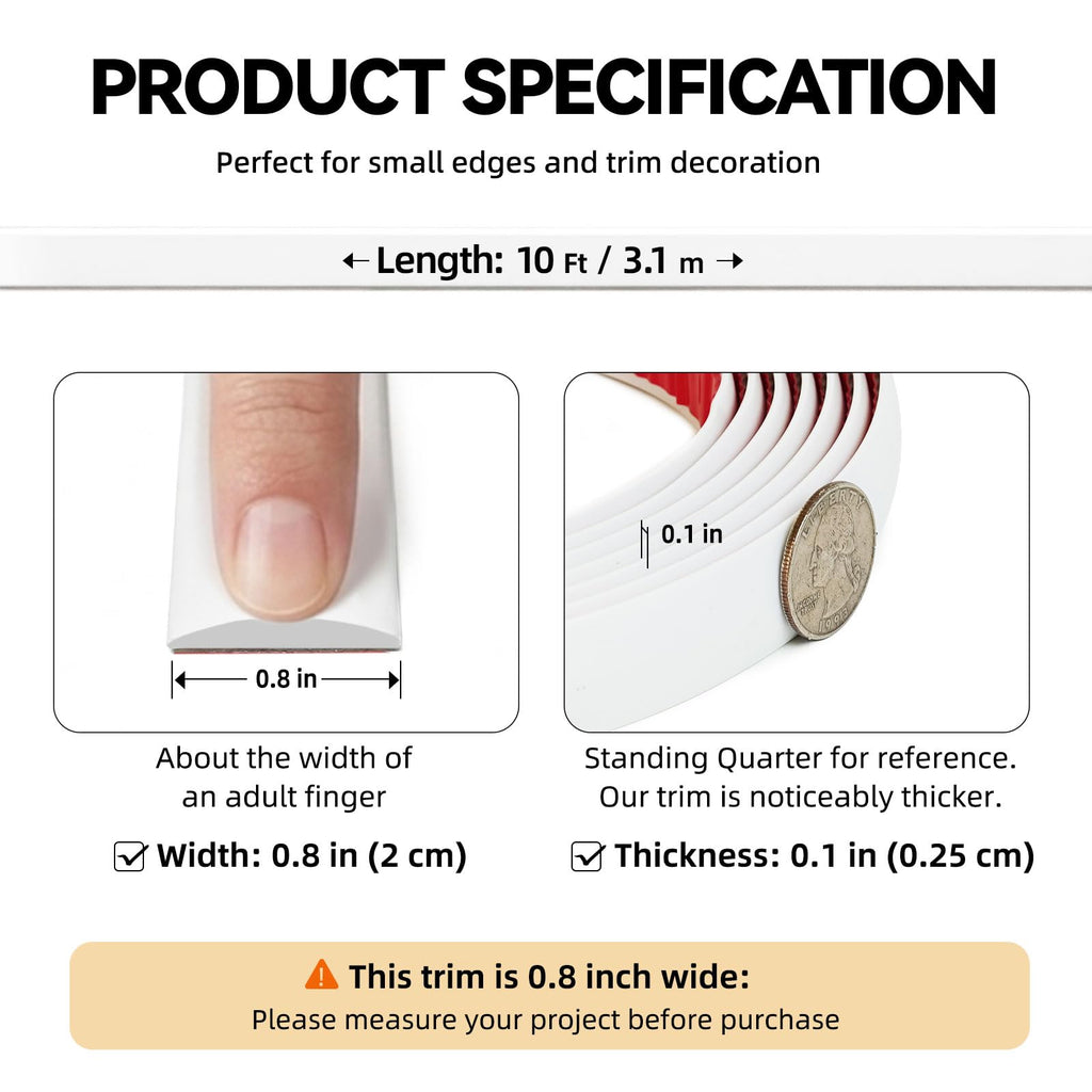 Peel and Stick 10FT