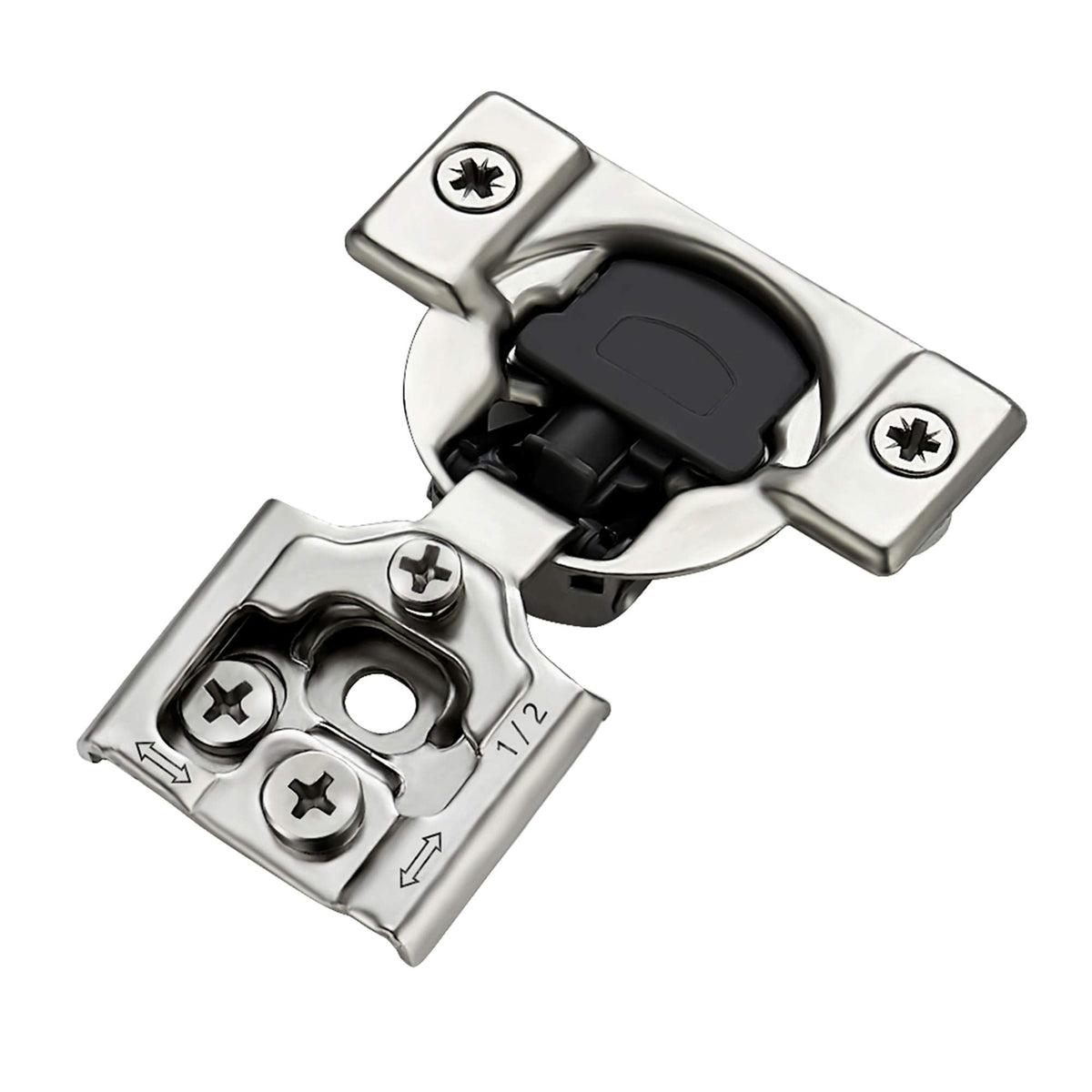 Soft Close Hinges Cabinet Hinges, 1/2 Inch Overlay, 20 Pack