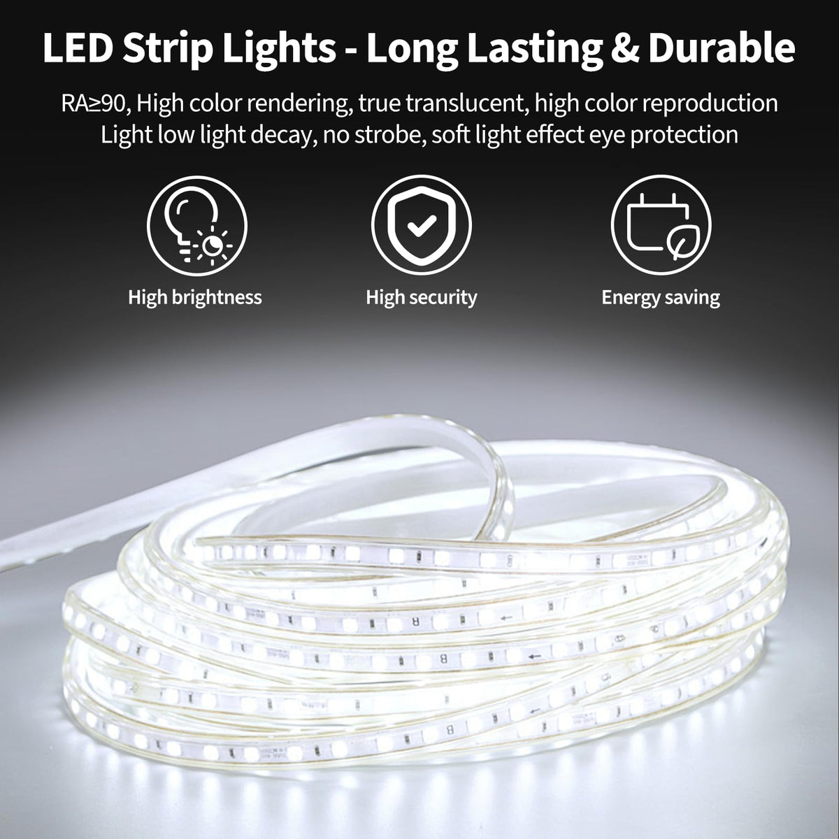 60x28 LED Bathroom Mirror with Light, Anti-Fog, 3 Colors