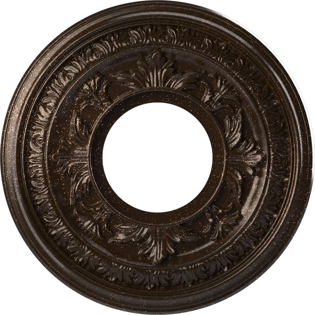 Baltimore Thermoformed PVC Ceiling Medallion (Fits Canopies up to 4 1/4"), 10"OD x 3 1/2"ID x 3/4"P