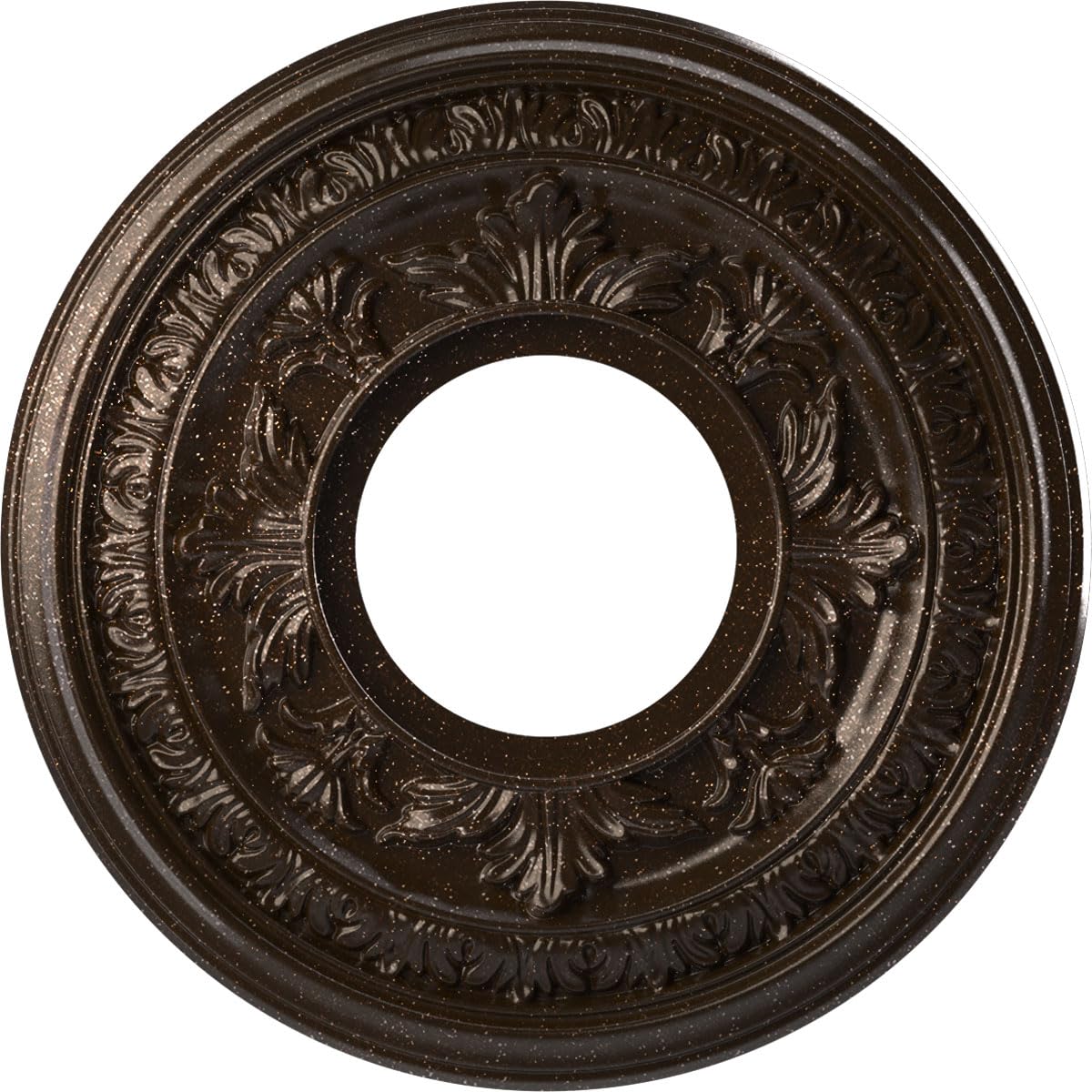 Baltimore Thermoformed PVC Ceiling Medallion (Fits Canopies up to 4 1/4"), 10"OD x 3 1/2"ID x 3/4"P