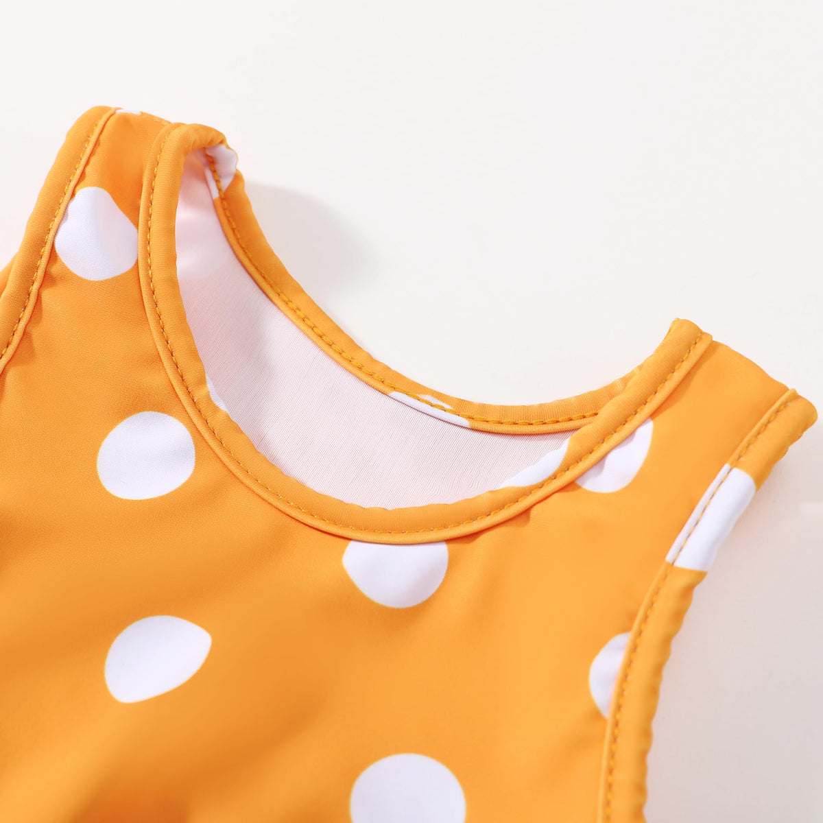 Baby Swimsuit Girl Two Piece Bathing Suit Toddler Girls Summer Beach Ruffle Tankini Swimwear Polka Dot