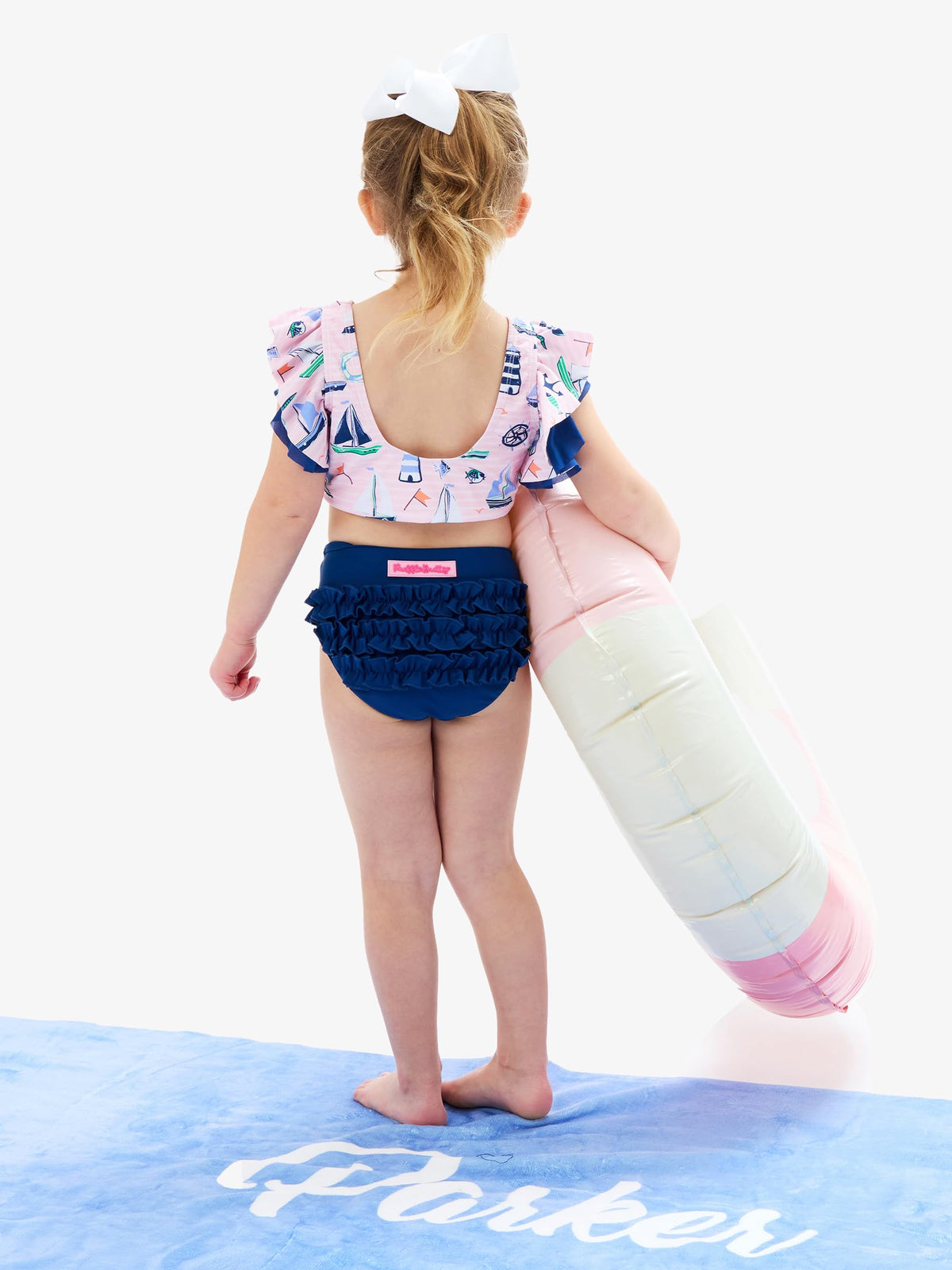 Baby/Toddler Girls Waterfall Tankinis - 2 Piece Swimsuit UPF50+