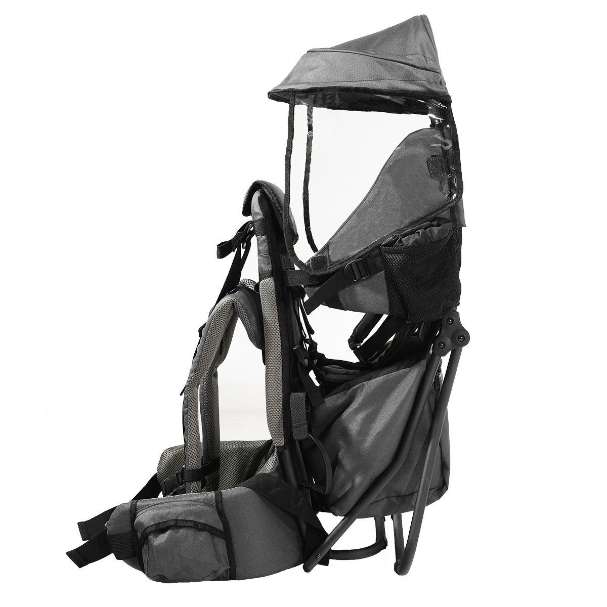 Cross Country Baby Backpack Carrier, Grey, Toddler Hiking Backpack with Comfortable Seat, Adjustable Straps & Belt