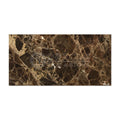 Emperador Dark Spanish Marble 6 X 12 Subway Field Tile, Brown, Polished, 1 Count, 2 Pieces