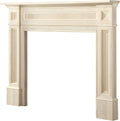 Rich Architectural Quality Wood Mantel Surround, 56"W 42"H, Unfinished