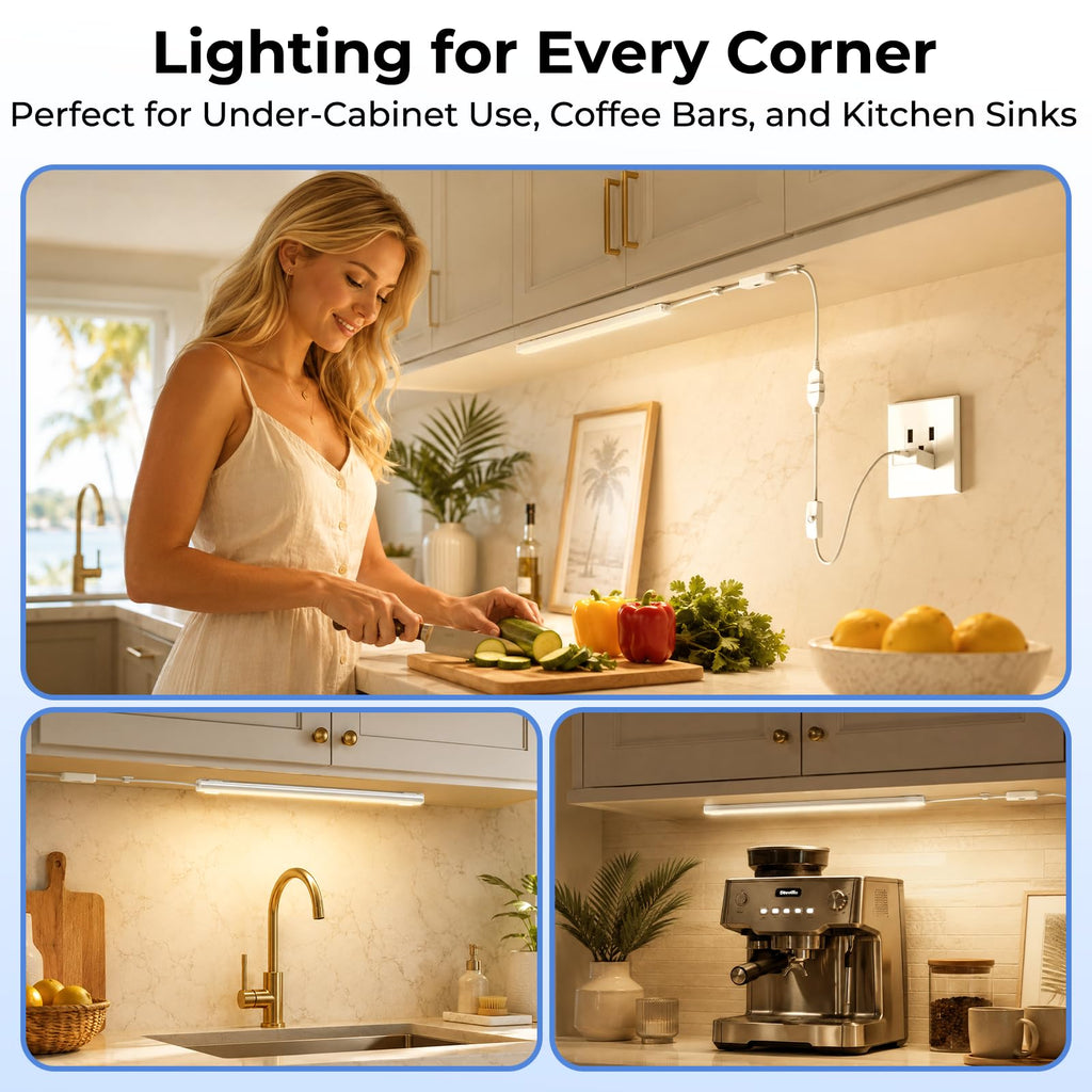Hand Wave Activated Under Cabinet Lights-Warm White