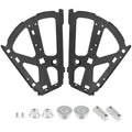 2 Layers Shoes Drawer Cabinet Hinges Flip Frames, Black, 1 Pair