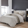 100% Stone Washed Linen Duvet Cover Set 3 Pieces, 104 inches x 92 inches, Pillow Shams 20 inches x 36