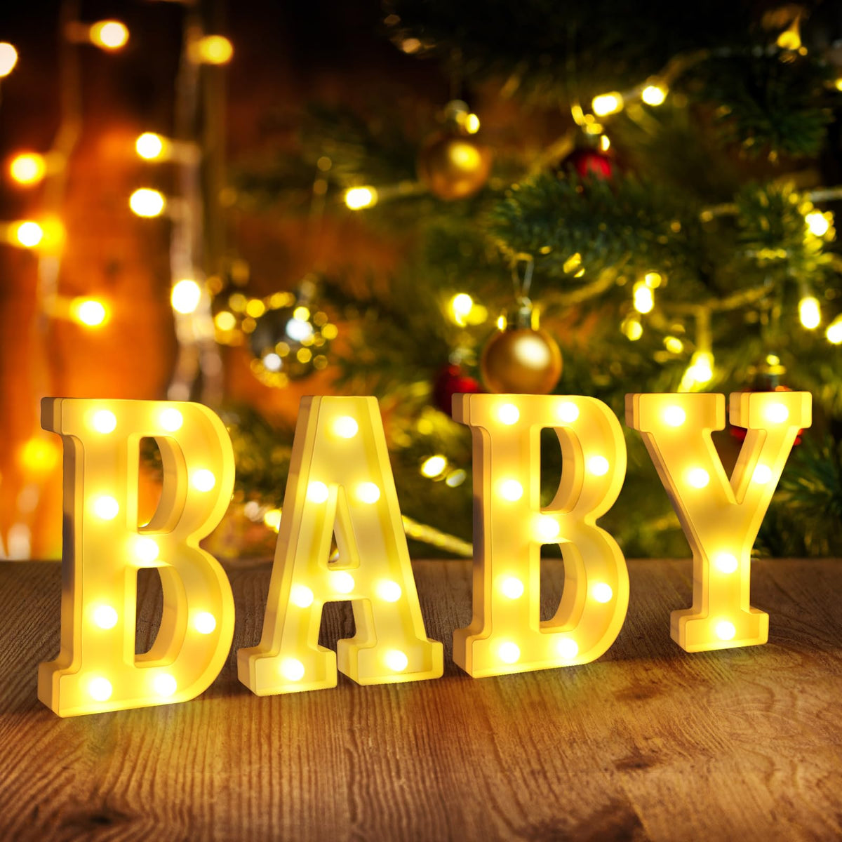 Marquee Letters for Baby Shower Decorations, Oh Baby Sign for Backdrop, Light Up Letters Signs, BabyShower Table Decor