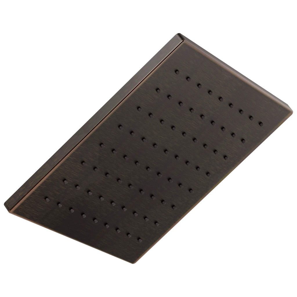 Oil Rubbed Bronze Square Rain Shower Head, 12 Inch Metal Large Shower Head Rainfall, Overhead Rain Showerhead, 1.75