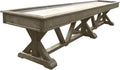 River 12' Weathered Gray Pro-Style Shuffleboard Table