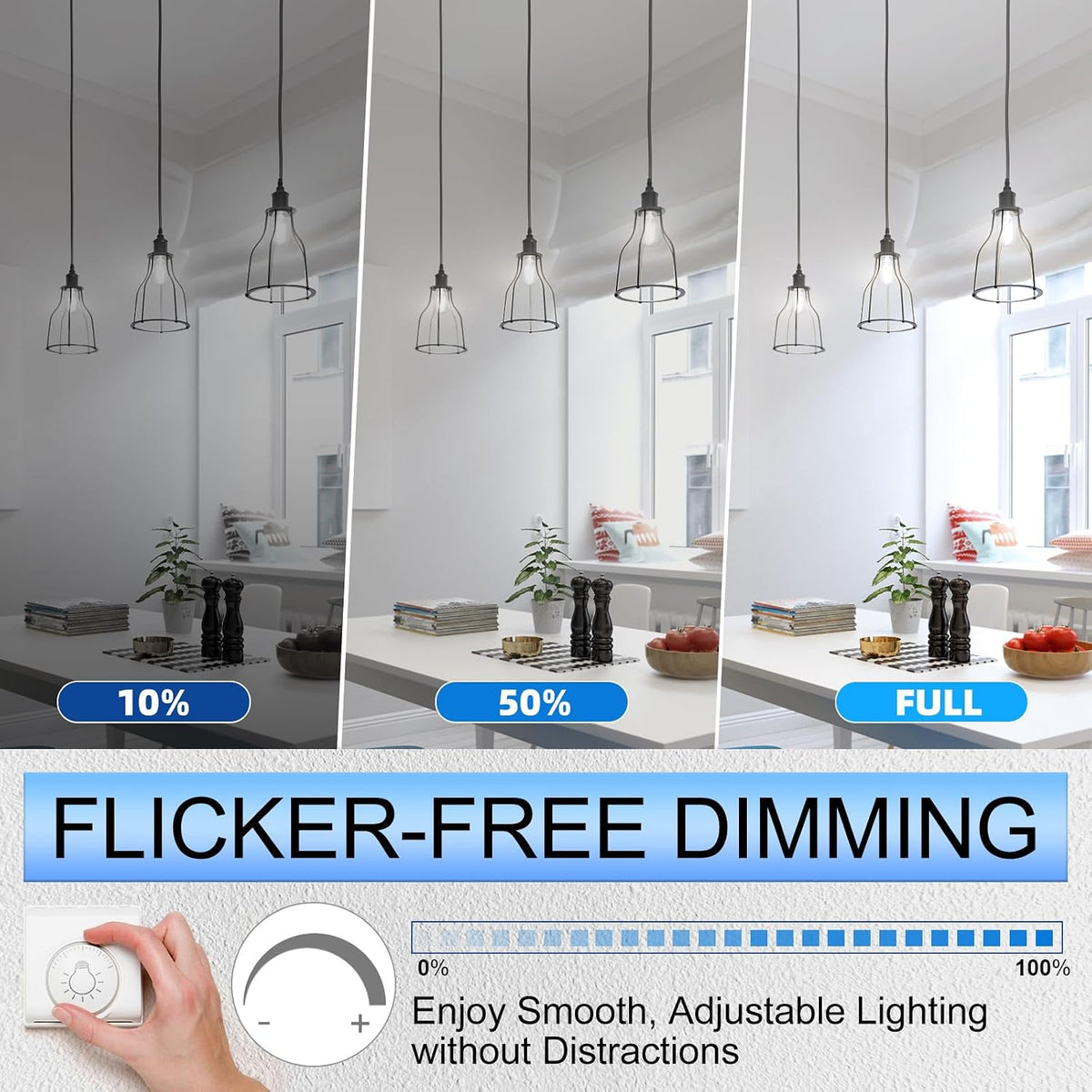 E12 T6 T25 LED Candelabra Bulb, 4000K Neutral White, 40W Equivalent