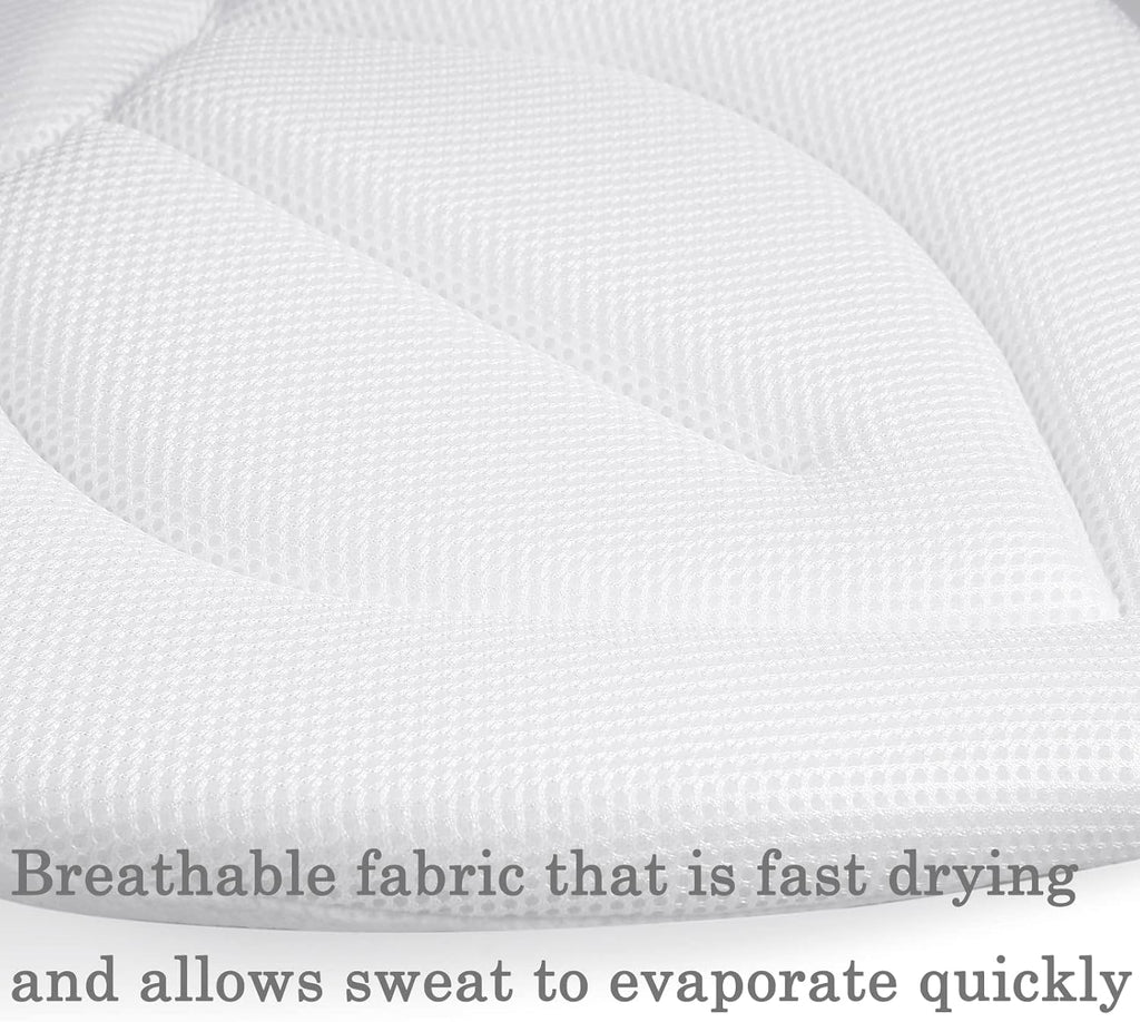 Bath Pad for Infant Newborn | Soft Flower Petals for Sink Bathtub Essentials Shower Gift (Grey)