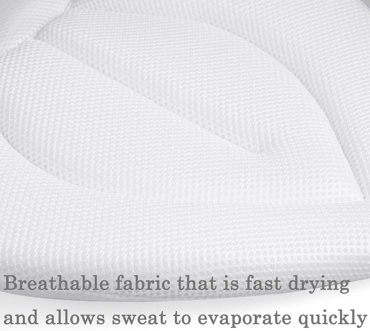 Bath Pad for Infant Newborn | Soft Flower Petals for Sink Bathtub Essentials Shower Gift (Grey)