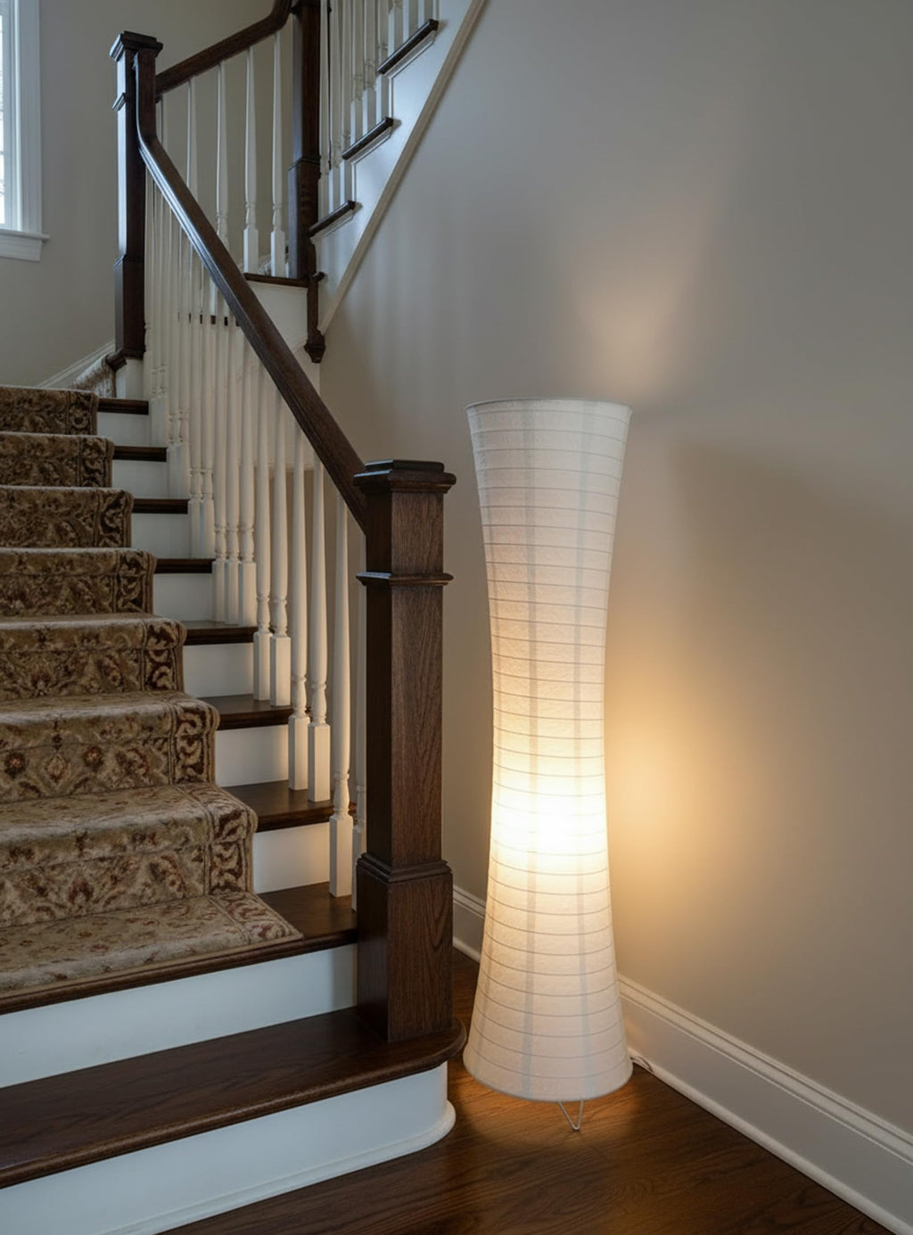 47.6-inch Japanese Paper Floor Lamp