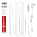 Under Cabinet Lighting Plug in. 3 Light Bar Kit. Cool White