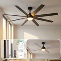 72 Inch Large Ceiling Fans with Lights and Remote, Quiet Modern Ceiling Fan