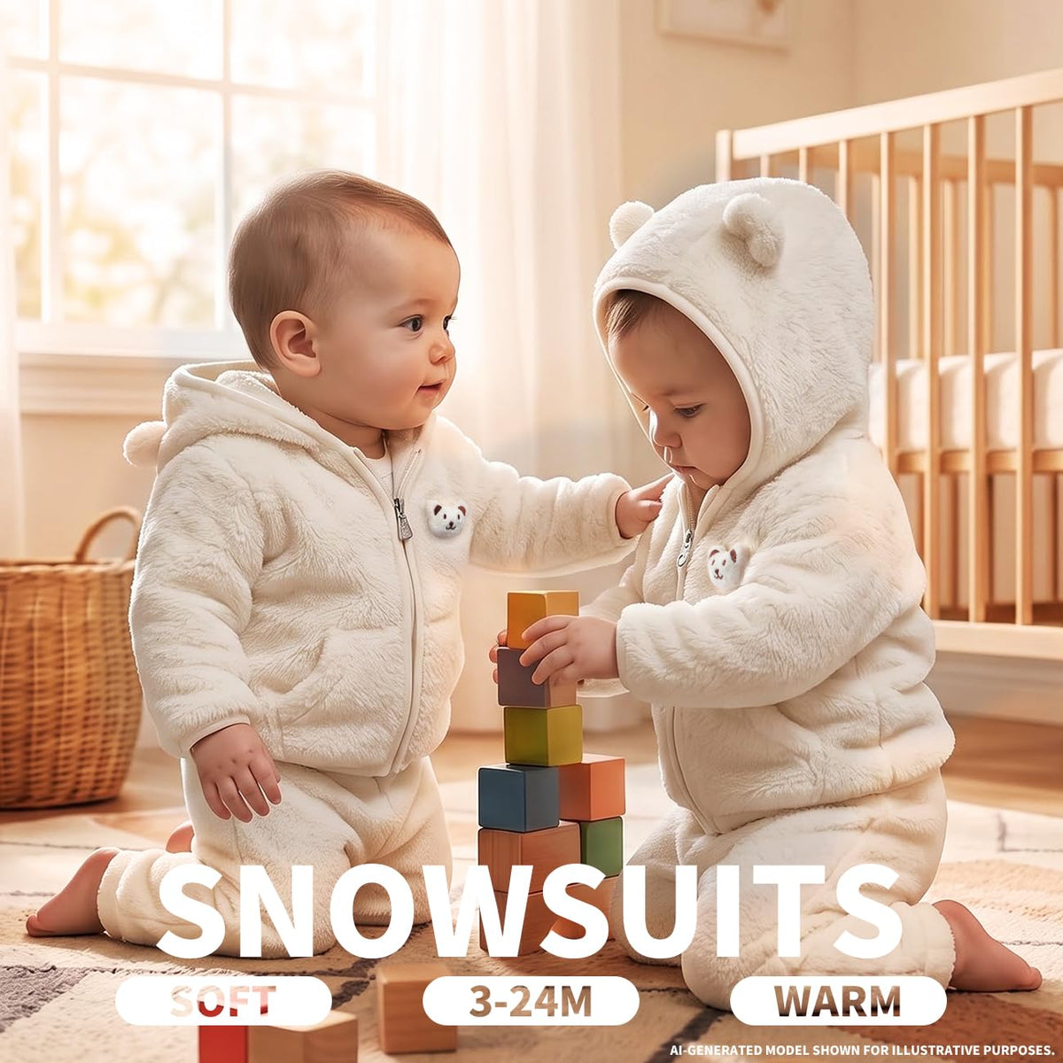 Baby Girl Snowsuit Infant Snow Pant And Jacket Boys Clothes Coats