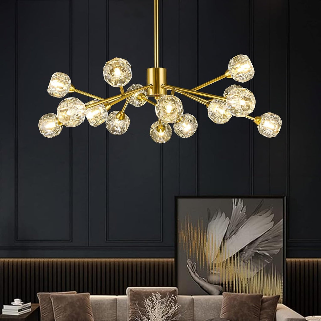 15-Light Modern Crystal Chandelier